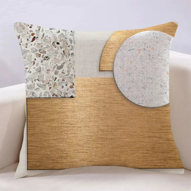 Modern Light Luxury Earth Warm Color Stain Resistant Living Room Pillow - Julia M LifeStyles