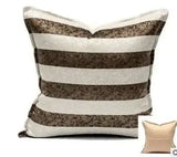 Blue Gold Jacquard Cushion Cover - Julia M LifeStyles