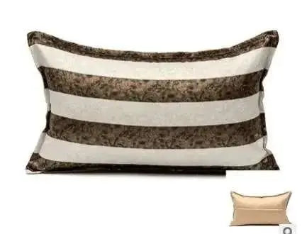 Blue Gold Jacquard Cushion Cover - Julia M LifeStyles