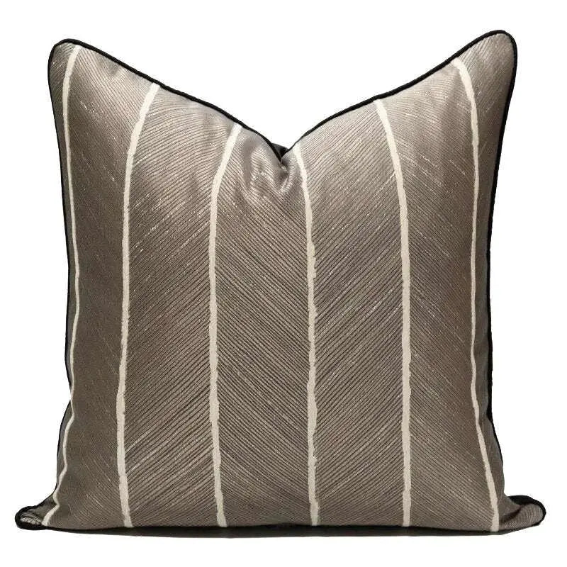 Geometric Jacquard Pillow Cover - Julia M LifeStyles