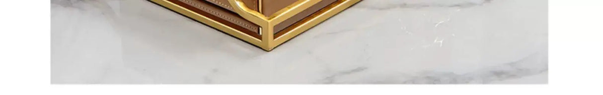 Living Room Good-looking Paper Extraction Box Ornamental Flower Candy Plate Suit Modern Entry Lux Style Dining Table Tissue Storage Box - Julia M LifeStyles