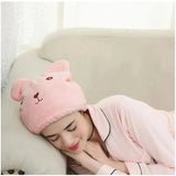 Ladies' Stripe Quick-Dry Hair Towel & Bath Cap - Julia M LifeStyles