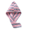 Ladies' Stripe Quick-Dry Hair Towel & Bath Cap - Julia M LifeStyles