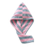 Ladies' Stripe Quick-Dry Hair Towel & Bath Cap - Julia M LifeStyles
