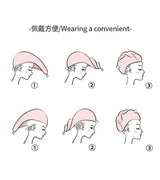 Ladies' Stripe Quick-Dry Hair Towel & Bath Cap - Julia M LifeStyles