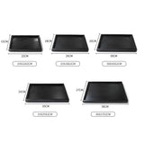 Japanese Black Solid Wood Dessert Plate 🖤 - Julia M LifeStyles