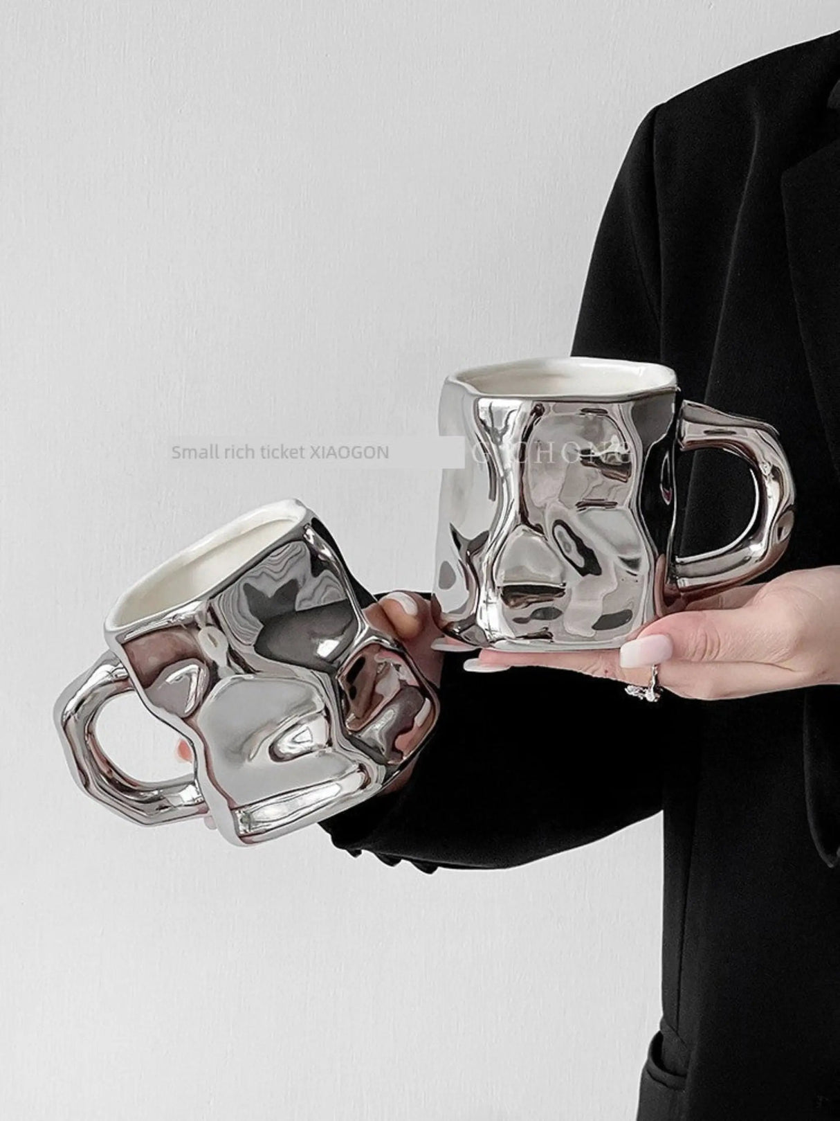 Twist Design Ceramic Couple Mugs - Perfect for Coffee Lovers - Julia M LifeStyles