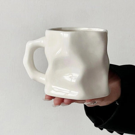 Twist Design Ceramic Couple Mugs - Perfect for Coffee Lovers - Julia M LifeStyles