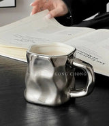 Twist Design Ceramic Couple Mugs - Perfect for Coffee Lovers - Julia M LifeStyles