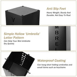 Modern Metal Freestanding Umbrella Stand - Square Mesh Design - Julia M LifeStyles