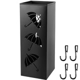Modern Metal Freestanding Umbrella Stand - Square Mesh Design - Julia M LifeStyles