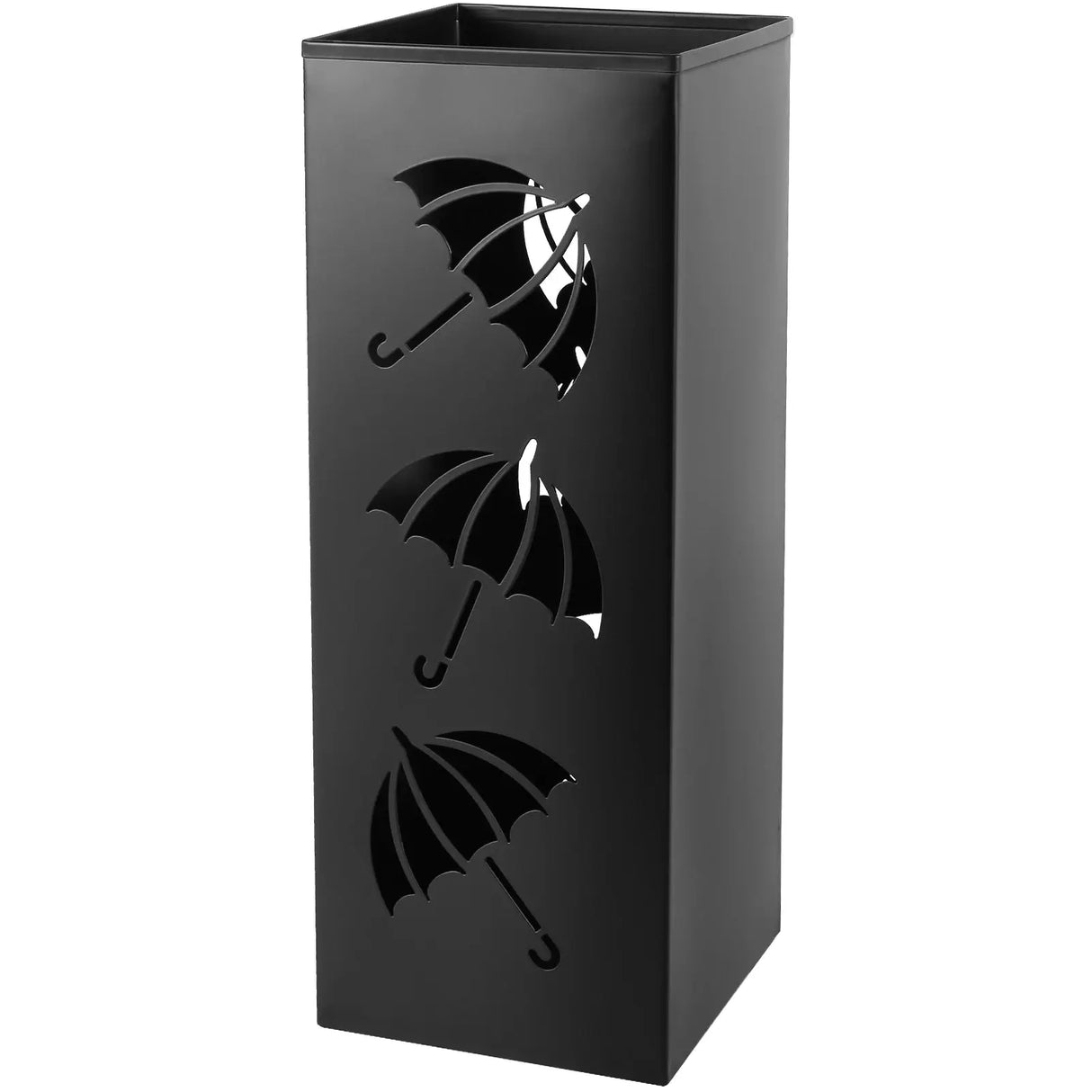 Modern Metal Freestanding Umbrella Stand - Square Mesh Design - Julia M LifeStyles