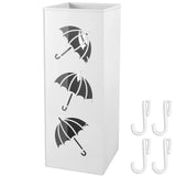 Modern Metal Freestanding Umbrella Stand - Square Mesh Design - Julia M LifeStyles