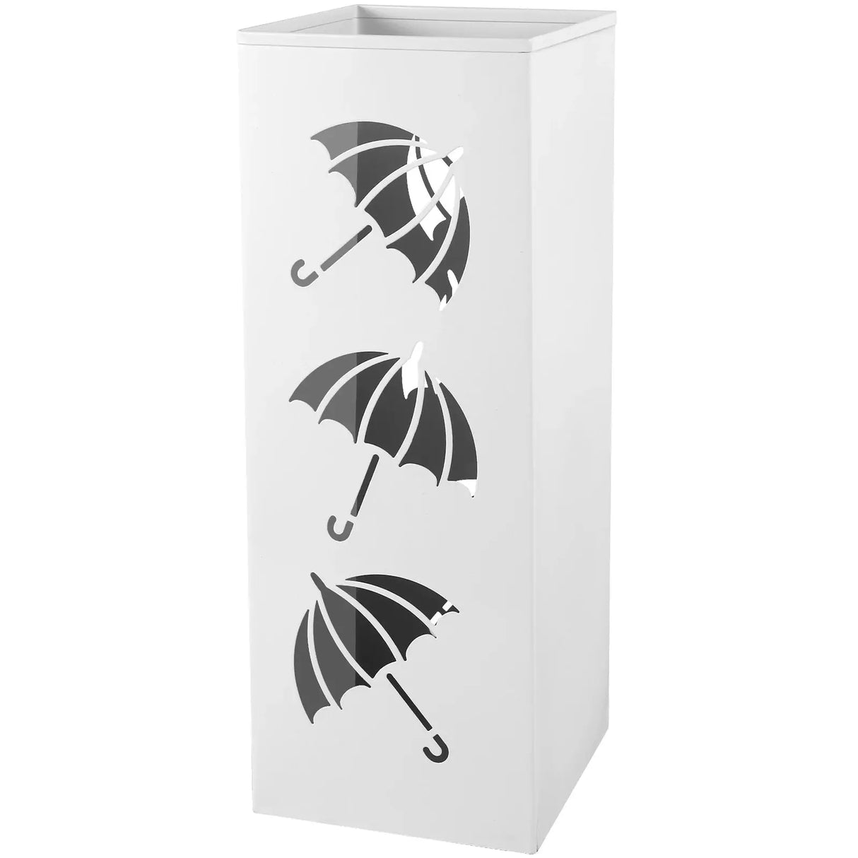 Modern Metal Freestanding Umbrella Stand - Square Mesh Design - Julia M LifeStyles