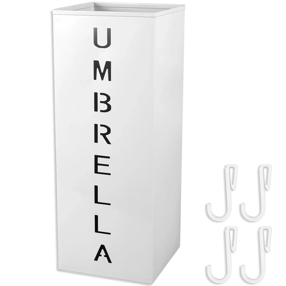 Modern Metal Freestanding Umbrella Stand - Square Mesh Design - Julia M LifeStyles