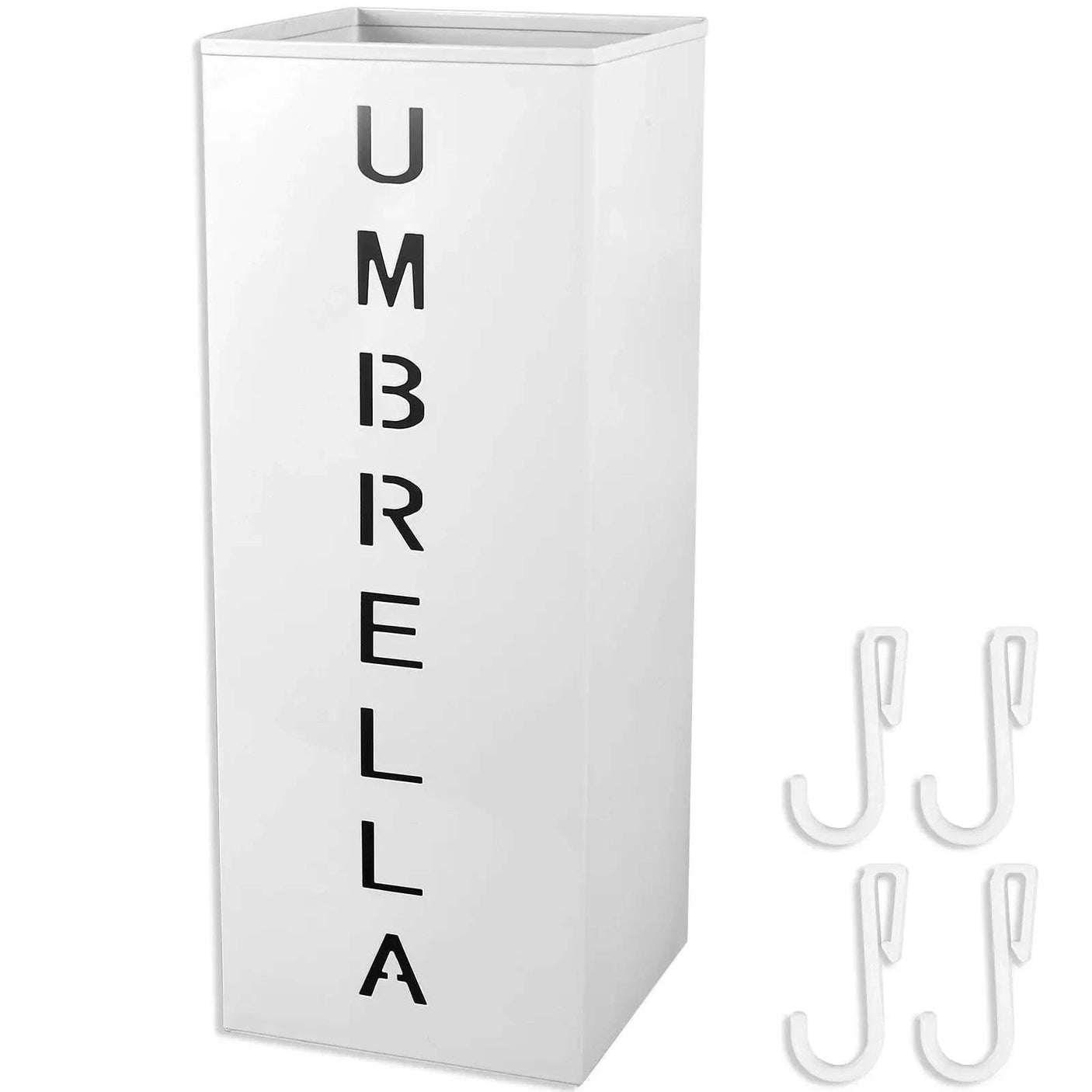 Modern Metal Freestanding Umbrella Stand - Square Mesh Design - Julia M LifeStyles