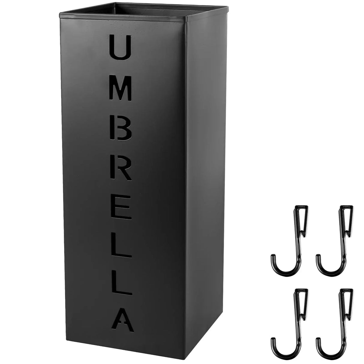 Modern Metal Freestanding Umbrella Stand - Square Mesh Design - Julia M LifeStyles