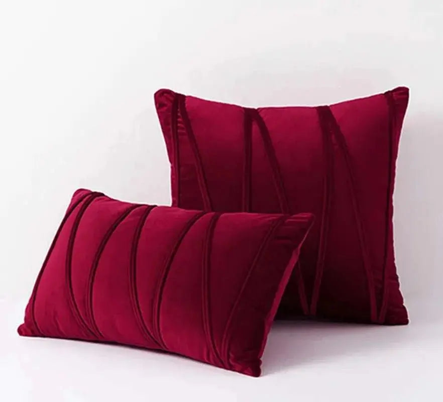Art Velvet Cushion Cover - Vibrant Solid Colors - Julia M LifeStyles