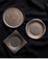 Japanese Vintage Tea Cup Set Ceramic Coffee Mug Rust Glaze Milk Cafe Cup with Wood Handle Water Cup Teacup Home Office Drinkware - Julia M LifeStyles