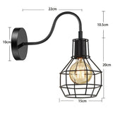 Nordic Vintage Industrial Wall Light Fixture - Julia M LifeStyles