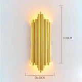 Modern Light Luxury Crystal Gold Wall Lamps - Julia M LifeStyles