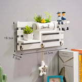 Rustic Wall-Mounted Key Storage Shelf by Julia M Home & Kitchen - Julia M LifeStyles