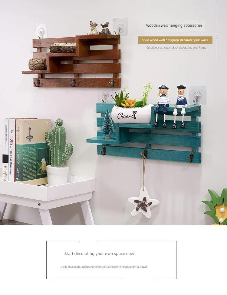 Rustic Wall-Mounted Key Storage Shelf by Julia M Home & Kitchen - Julia M LifeStyles