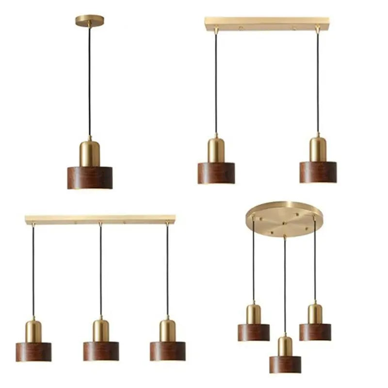 Modern Retro Walnut Wood Lamps - Julia M LifeStyles