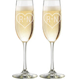 Personalised Mr. and Mrs. Elegant Wedding Toasting Flutes Set - Julia M LifeStyles