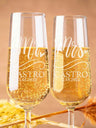 Personalised Mr. and Mrs. Elegant Wedding Toasting Flutes Set - Julia M LifeStyles