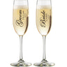 Personalised Mr. and Mrs. Elegant Wedding Toasting Flutes Set - Julia M LifeStyles