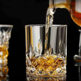 Vintage Crystal Whiskey Glasses - Unique Bourbon & Cocktail Glassware - Julia M LifeStyles
