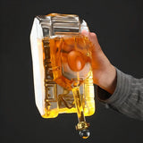 Tank Shaped Lead-Free Glass Whiskey Decanter – 500ML/1000ML - Julia M LifeStyles