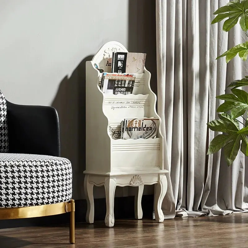 American Country Wooden Magazine and Book Storage Shelf - Julia M LifeStyles