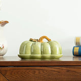 Cute and Novel Pumpkin with Lid Ceramic Dining Plate Snack Plate Kitchen Utensils Restaurant Utensils New Year's Festival Gifts - Julia M LifeStyles