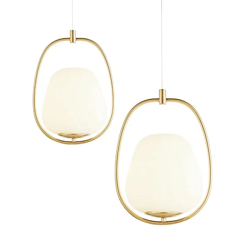 Glass Golden Pendant Lights - Julia M LifeStyles