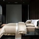 Luxurious Egyptian Cotton Embroidered Duvet Cover Set - 4pcs Queen/King Size - Julia M LifeStyles