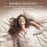 Silky Soft 100% Bamboo Viscose Bed Sheet Set - Deep Pocket, 3/4-Piece - Julia M LifeStyles