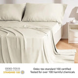 Silky Soft 100% Bamboo Viscose Bed Sheet Set - Deep Pocket, 3/4-Piece - Julia M LifeStyles
