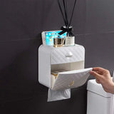Waterproof Wall-Mounted Toilet Roll & Paper Towel Holder - Julia M LifeStyles