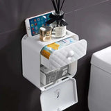 Waterproof Wall-Mounted Toilet Roll & Paper Towel Holder - Julia M LifeStyles