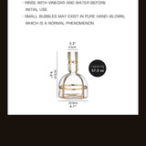 Lovesick Elegance Lead-Free Crystal Red Wine Decanter - Julia M LifeStyles