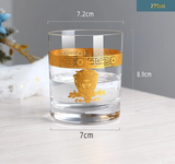 Nordic Gold Edge Elegant Crystal Goblet - Julia M LifeStyles