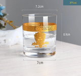 Nordic Gold Edge Elegant Crystal Goblet - Julia M LifeStyles