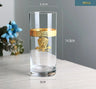 Nordic Gold Edge Elegant Crystal Goblet - Julia M LifeStyles
