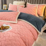 Luxury Fluffy Soft Velvet Duvet Cover Bed Set - Julia M LifeStyles