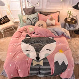 Double-Sided Flannel Fleece Bedding Set - Julia M LifeStyles