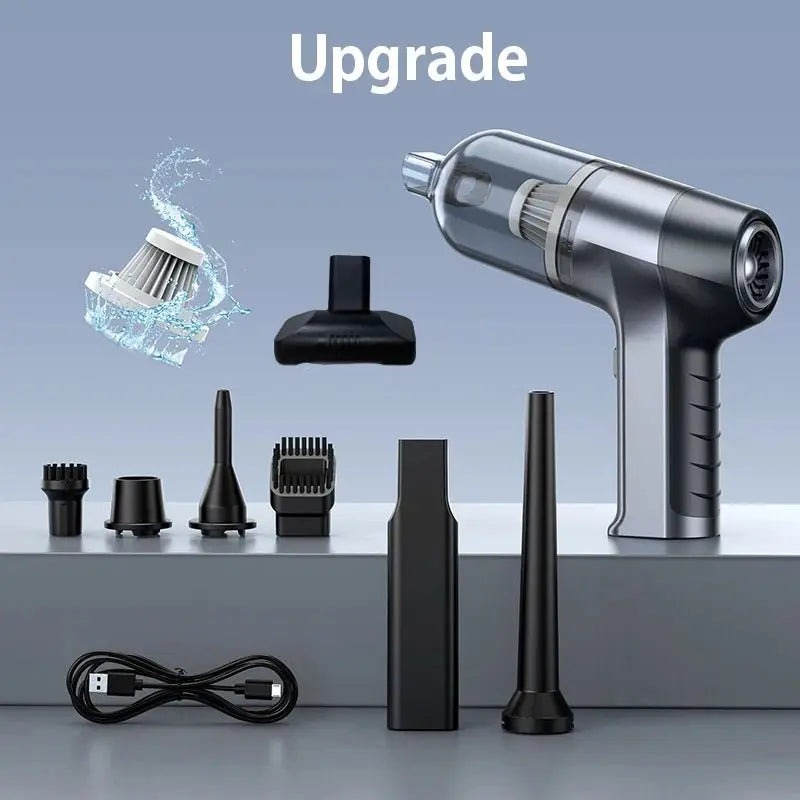 4-in-1 Wireless Car Vacuum Cleaner with Strong 10rpm Suction - Julia M LifeStyles