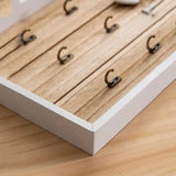 6-Hook Wooden Metal Key Hook Board - Julia M LifeStyles