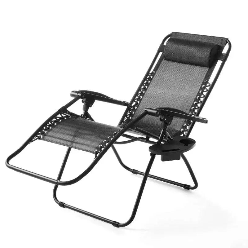 Mainstays Black Zero Gravity Chair Lounger Set - Julia M LifeStyles